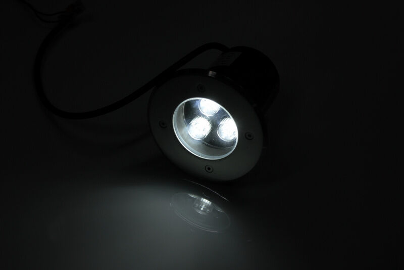 G-MD106-W грунтовой LED-свет белый D120, 3W, 12V FLESI-NEON