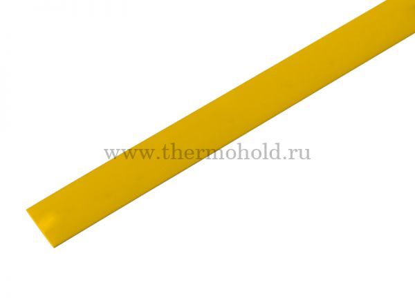 Термоусаживаемая трубка REXANT 13,0/6,5 мм, желтая, упаковка 50 шт. по 1 м
