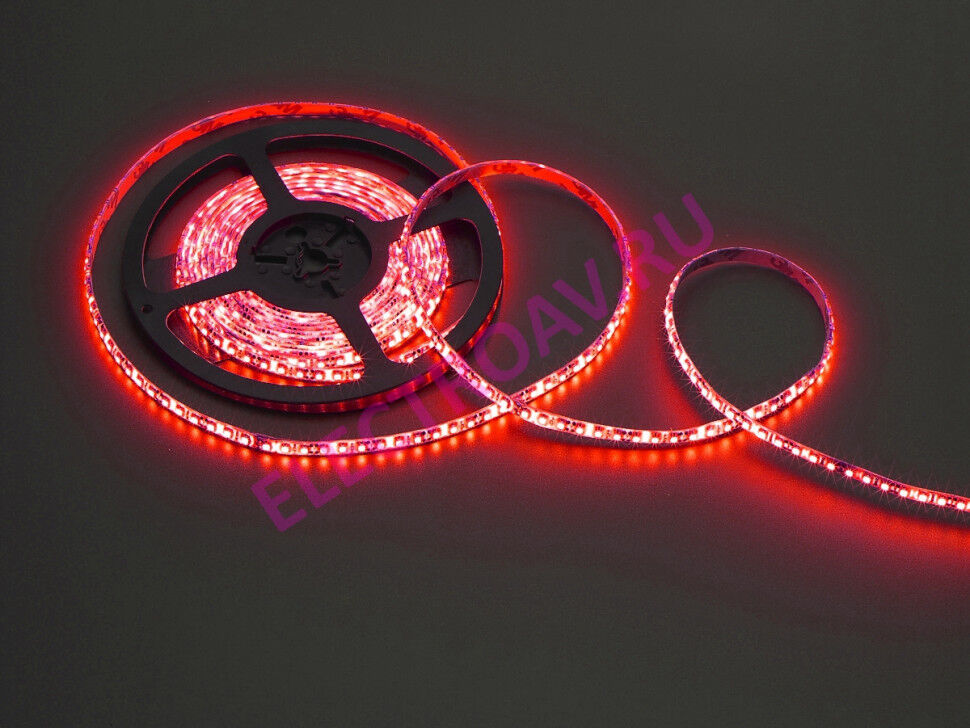 FLEX-SDP5600B-R Гибкая LED полоса , цвет красная, 120 SMDсветодиодов 35*28, 5 м., 12V, 9,6W/M, IP65