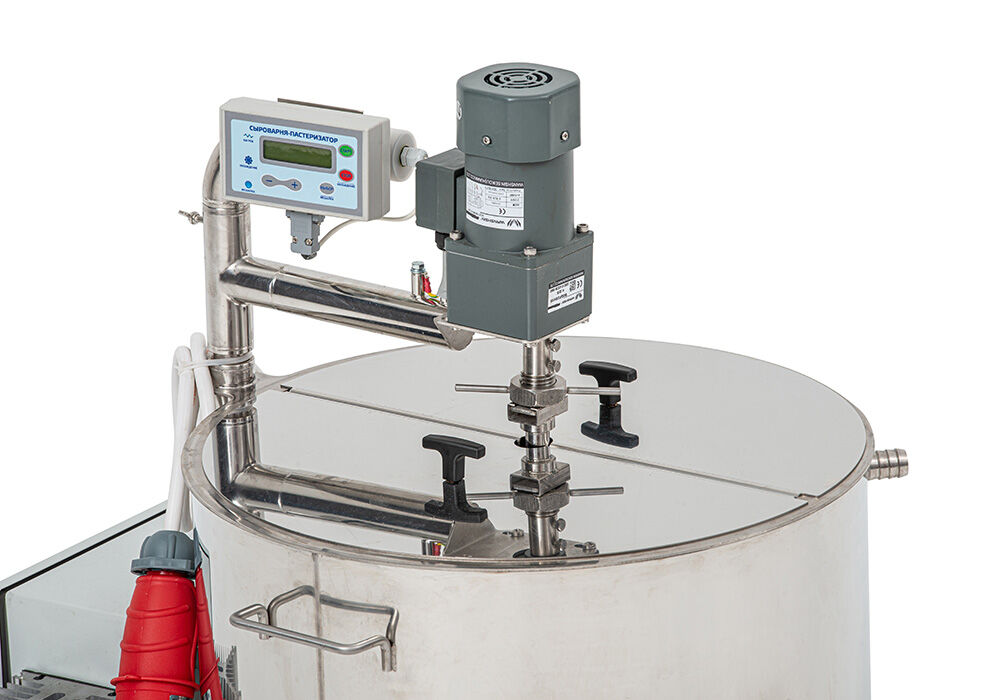 Сыроварня пастеризатор автоматическая с ЭБУ СП80.01 на 80 литров. Реверс, частотник оборотов, импульсивное вымешивание