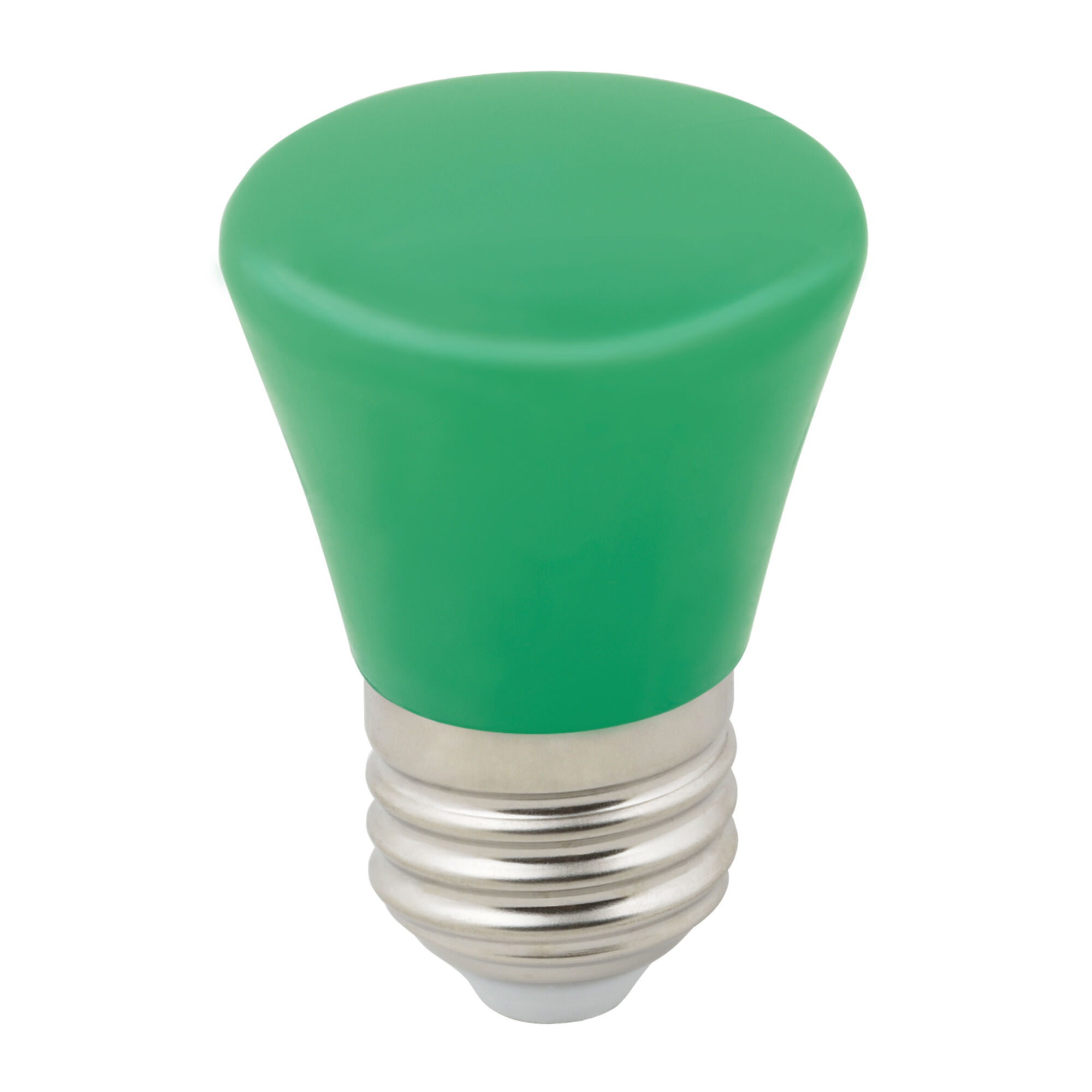 LED-D45-1W/GREEN/E27/FR/С BELL Лампа декоративная светодиодная. Форма "Колокольчик", матовая. Цвет зеленый. Картон. ТМ V