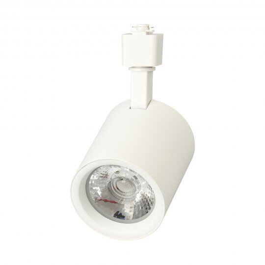 ULB-Q275 25W/4000К WHITE Светильник-прожектор светодиодный трековый. 2200 Лм. Белый свет (4000К). Корпус белый. ТМ Volpe