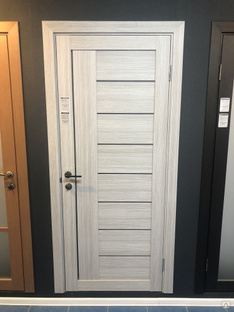 Дверь межкомнатная 524 Дуб Серый #1