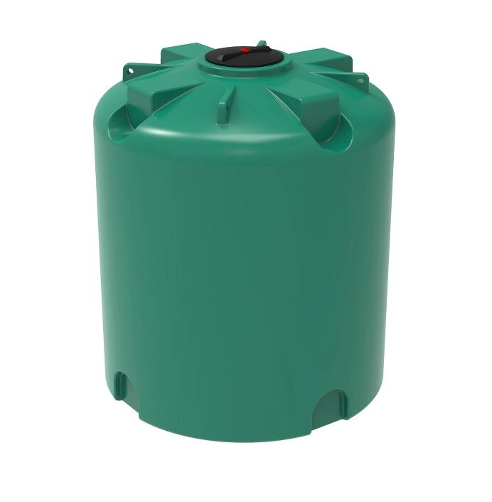 Емкость TR 10000 литров, цвет зеленый. Плотность вещества максимальная 1 г/см³