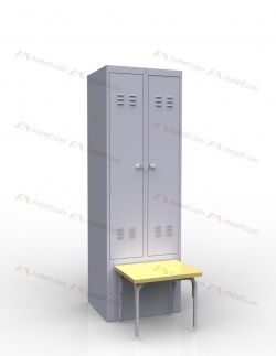 Шкаф металлический для одежды ШР-22 L600 СК