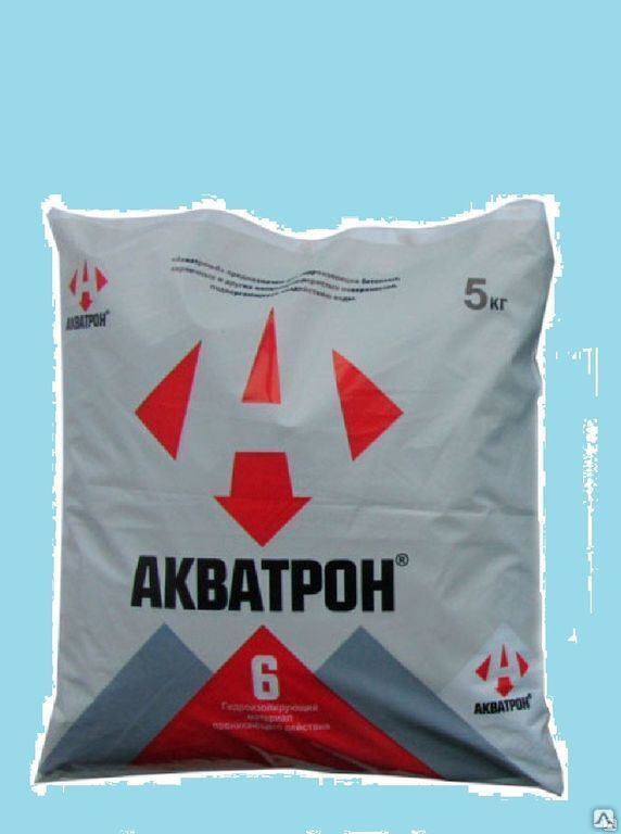 Гидроизоляция «АКВАТРОН-6» бронирующего и проникающего типа для бетона