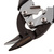 Ножницы по металлу "Piranha", 185 мм, прямой и левый рез, сталь СrM, двухкомпонентные рукоятки Gross #3