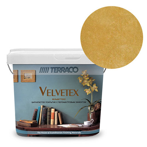 Перламутровая краска Terraco Velvetex VC-360, ведро 5 кг, бархатистый финиш
