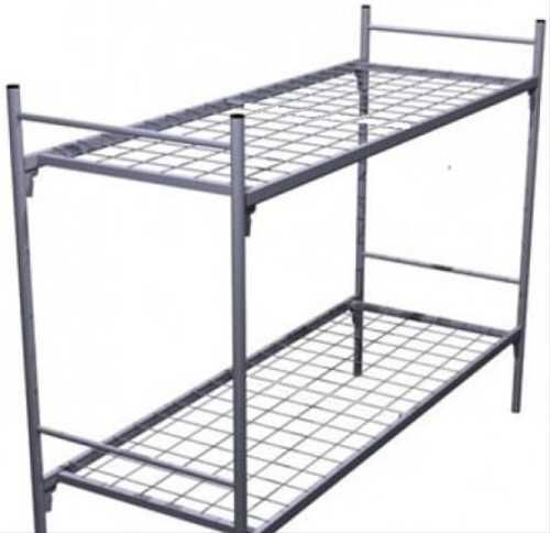 Кровать металлическая двухъярусная стандартная 190х70