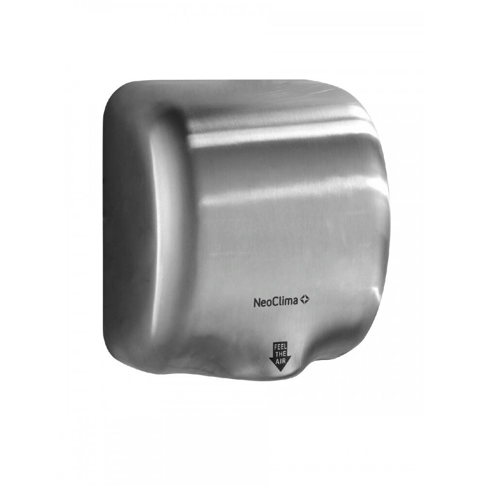 NeoClima NHD-125SUV Электрическая сушилка для рук с функцией УФ стерилизации, хром матовая