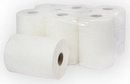 Teres T-0170 Бумажные полотенца однослойные в больших рулонах 40x200x195 мм