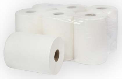 Teres T-0110A Бумажные полотенца однослойные в средних рулонах 50x160x200 мм