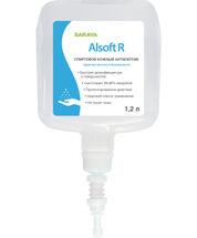 SARAYA Alsoft R Антисептик для рук, картридж для дозаторов UD/MD-9000, UD/MD-1600 объем 1,2 л