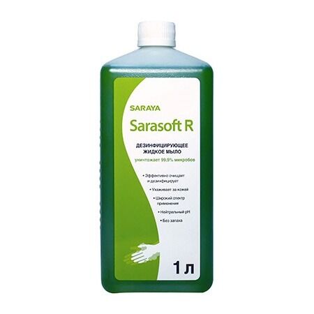 SARAYA Sarasoft R жидкое дезинфицирующее мыло, 1 л