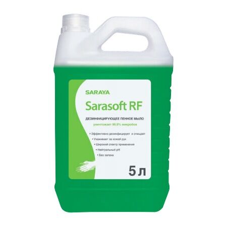 SARAYA Sarasoft RF мыло-пена дезинфицирующее, 5 л
