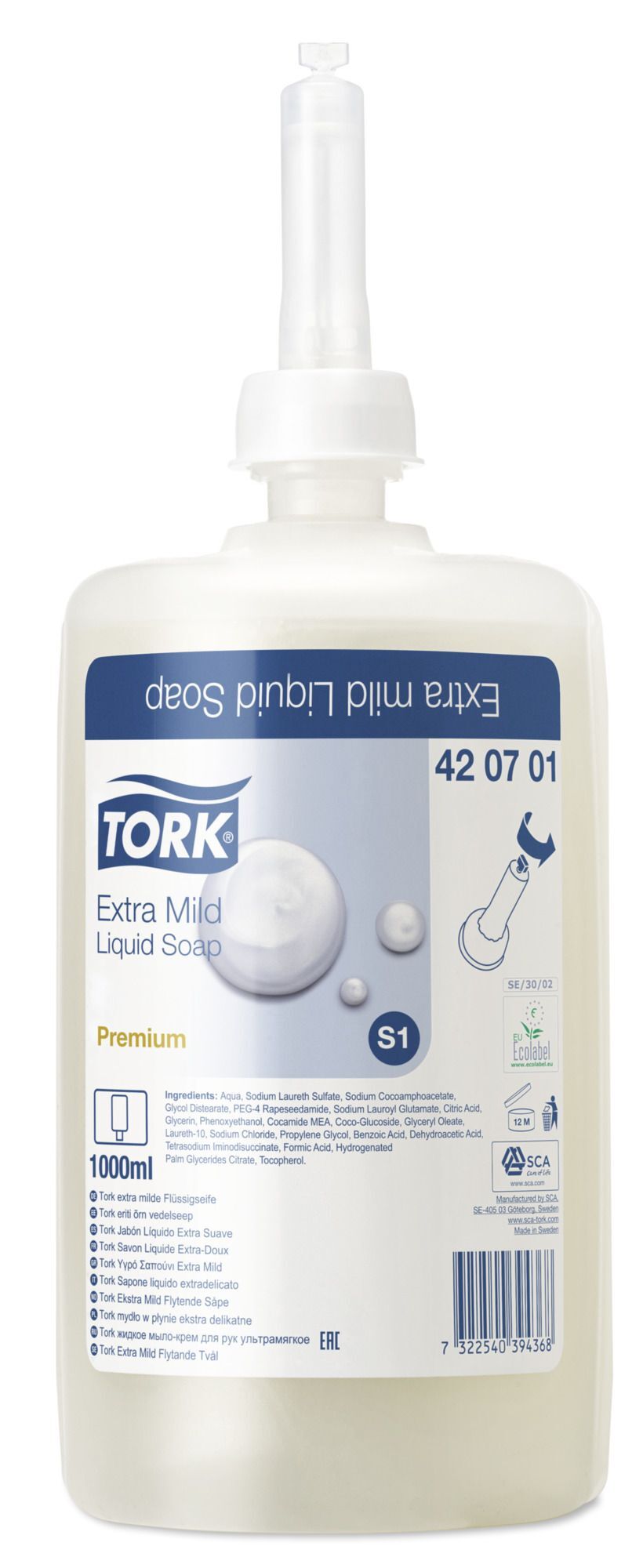 420701 Tork Premium жидкое мыло ультра-мягкое