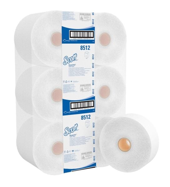Kimberly-Clark 8512 SCOTT Двухслойная туалетная бумага в больших рулонах
