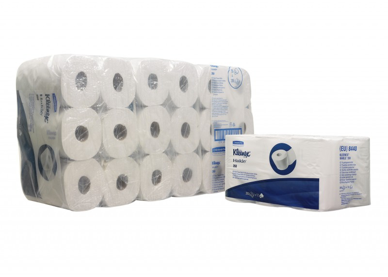Kimberly-Clark 8440 KLEENEX Трехслойная туалетная бумага в стандартных рулонах с тиснением KLEENEX