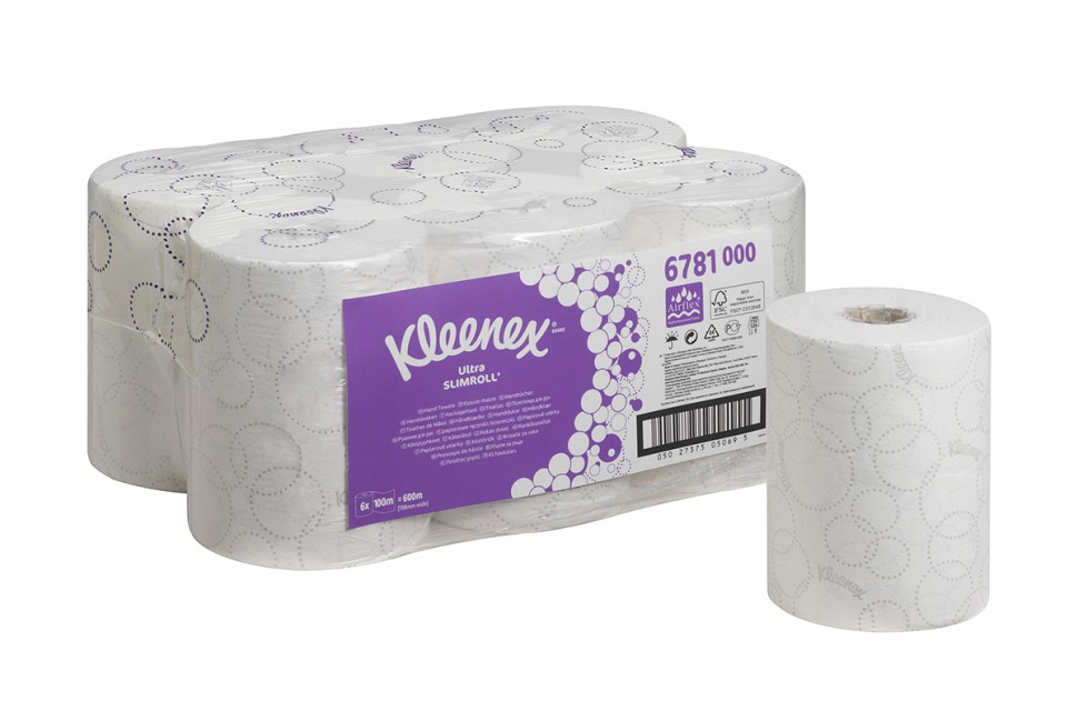 Kimberly Clark 6781 KLEENEX ULTRA Рулонные полотенца двухслойные белые