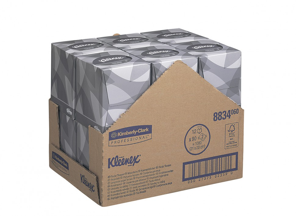 Kimberly-Clark 8834 KLEENEX Салфетки косметические для лица в кубе