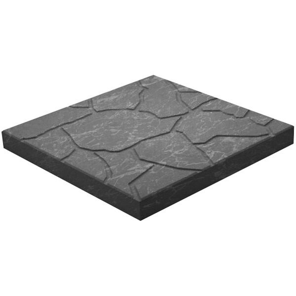 Плитка тротуарная Песчаник (Тучка) 300х300х30 мм черная