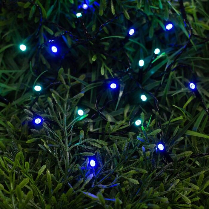 Гирлянда «Нить» 5 м, 50 LED, солнечная батарея фото 4