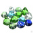 LADECOR Камни декоративные стеклянные цветные 200гр, 10 видов #3