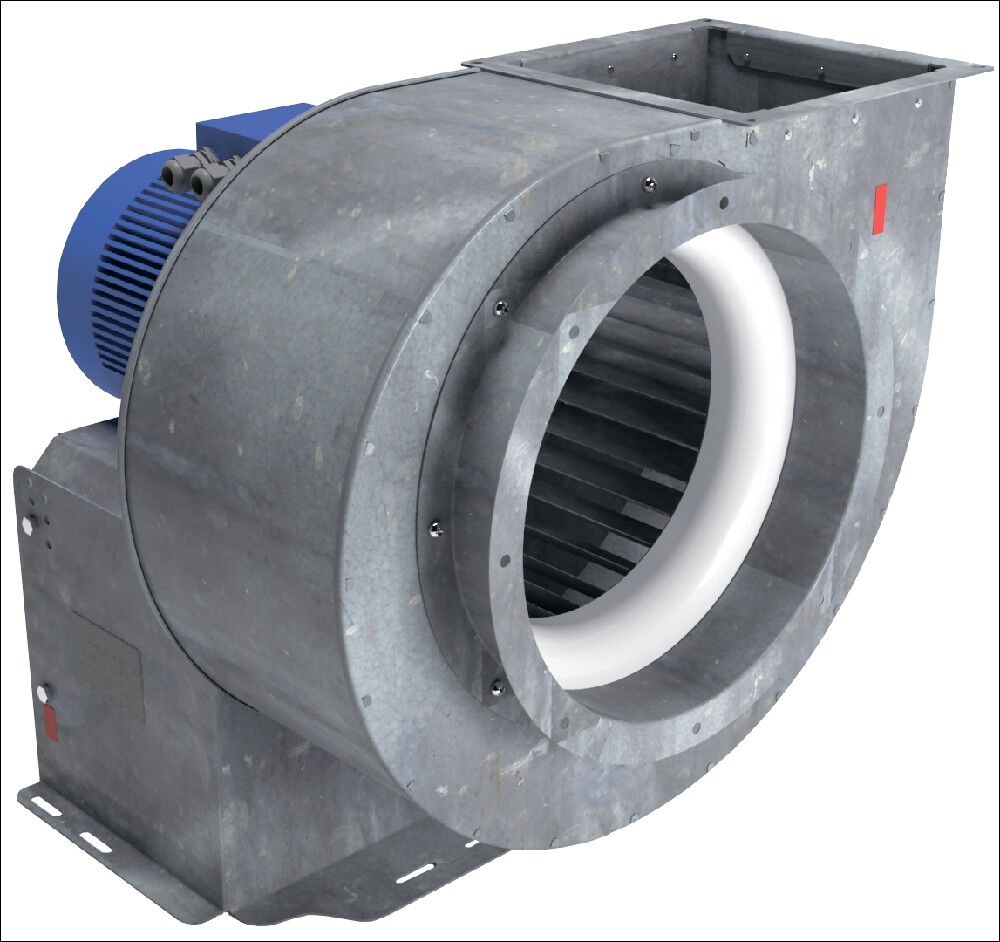 Вентилятор центробежный ВЦ 14-46(М)-4 диаметр колеса 1,5 кВт оцинкованный