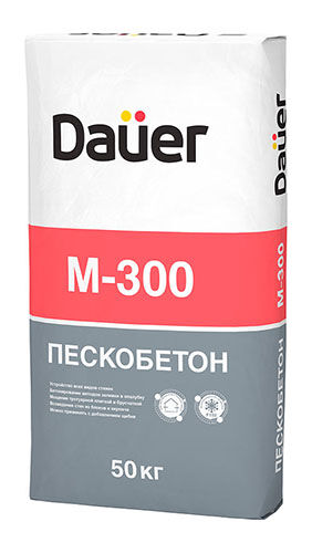 Сухая смесь пескобетон Baumax M300 50 кг мешок, ПМД-10