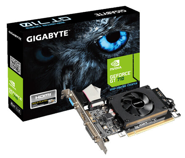 GV-N710D3-2GL, Видеокарта Gigabyte nVidia GeForce GT 710 DDR3 2GB