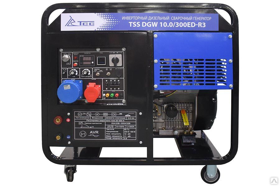 Инверторный дизельный сварочный генератор TSS DGW 10.0/300ED-R3 1