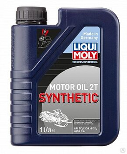 Синтетическое масло для снегоходов Liqui Moly Snowmobil Motoroil 2T Synthetic 2382 (1л.) 