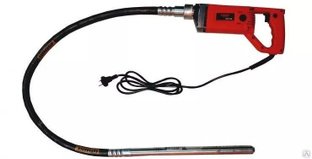 Глубинный вибратор электрический GROST VGP800/1/35 (гибкий вал 1 м, булава 35 мм маятниковая) #1