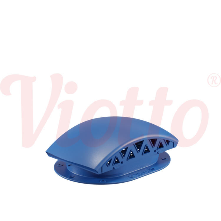 Вентилятор подкровельного пространства для готовой мягкой и фальцевой кровли Viotto, черепаха, цвет Синий