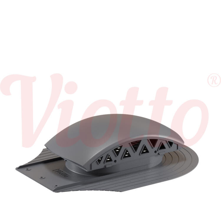 Вентилятор подкровельного пространства для мягкой кровли при монтаже Viotto, черепаха, цвет Графит