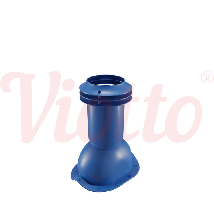 Выход вентиляции канализации для металлочерепицы Viotto, цвет Синий