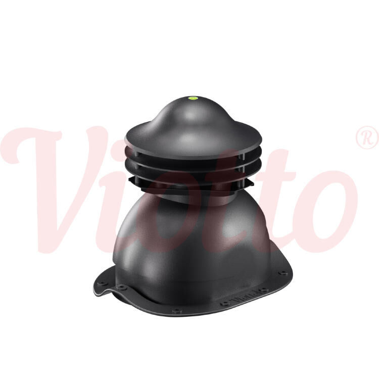 Универсальный выход вентиляции для металлочерепицы Viotto, цвет Чёрный