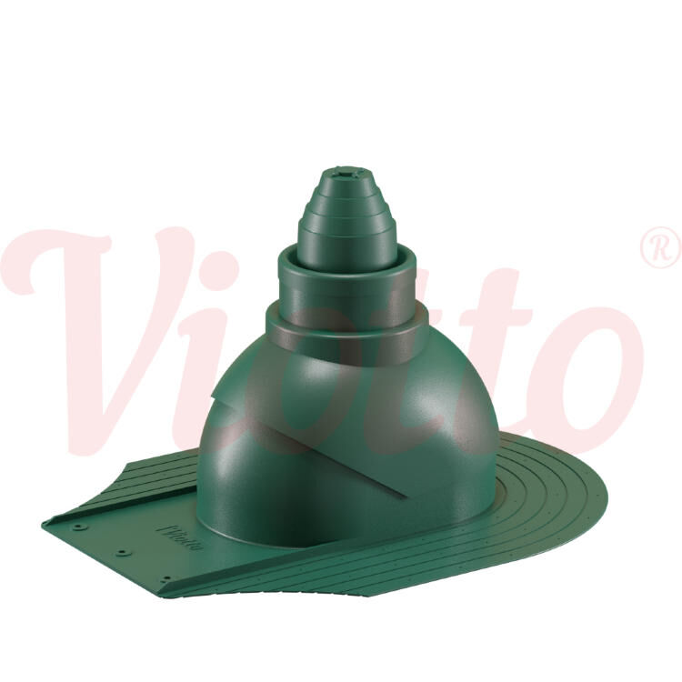 Антенный выход для мягкой кровли при монтаже Viotto, цвет Зелёный