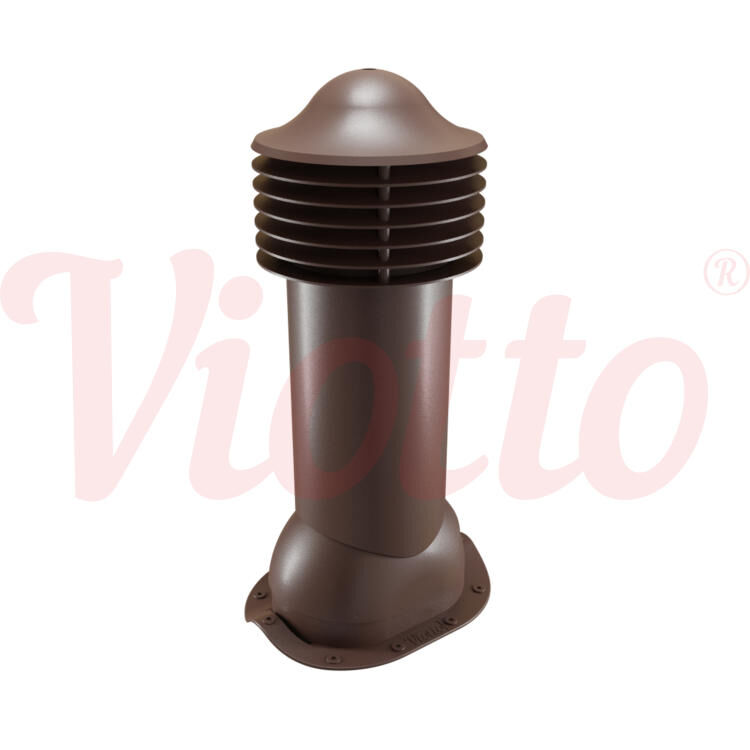 Труба вентиляционная для металлочерепицы ø150 мм, h-650 мм Viotto, утепленная