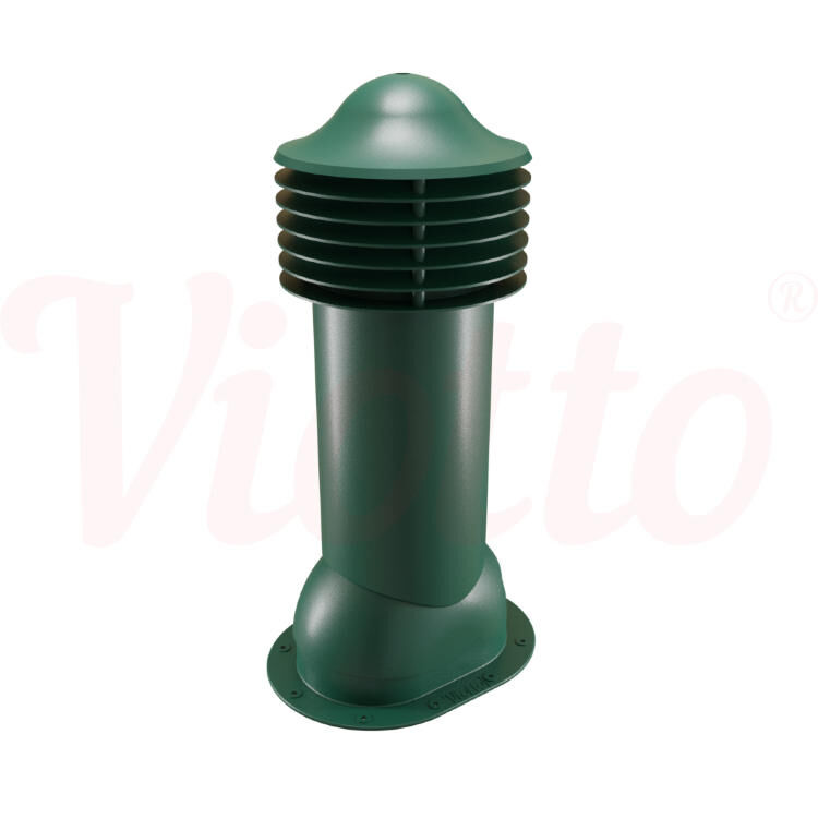 Труба вентиляционная для готовой мягкой и фальцевой кровли ø150 мм, h-650 мм Viotto, утепленная