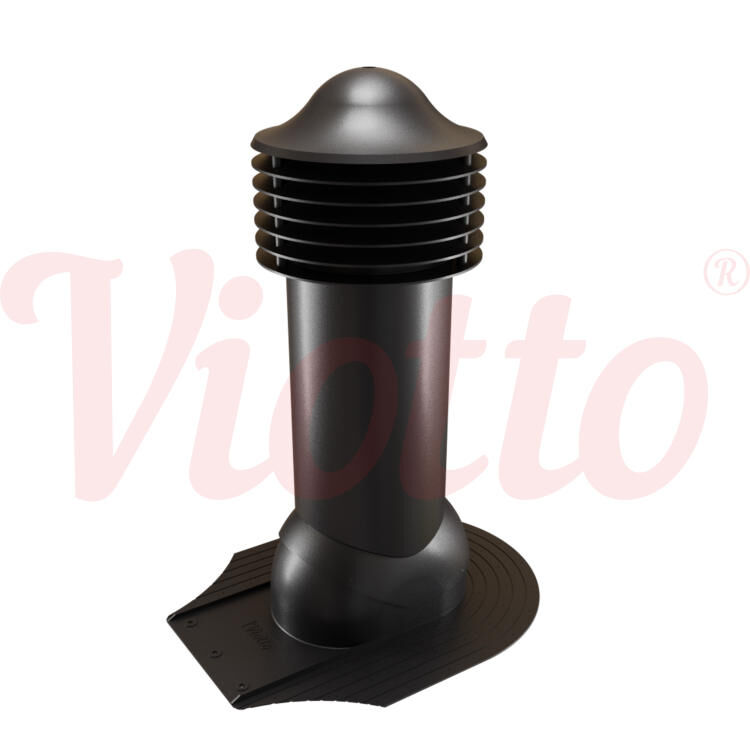 Труба вентиляционная для мягкой кровли при монтаже ø110 мм, h-550 мм Viotto, утепленная