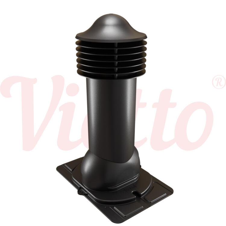 Труба вентиляционная с универсальным проходным элементом ø150 мм, h-650 мм Viotto, не утепленная